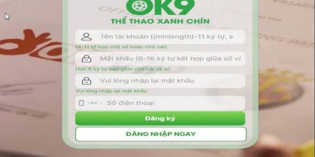 những điều cần biết khi đăng nhập ok9